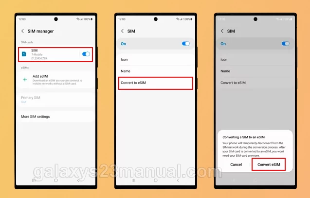 How to Set up eSIM on Samsung Galaxy S23 Series