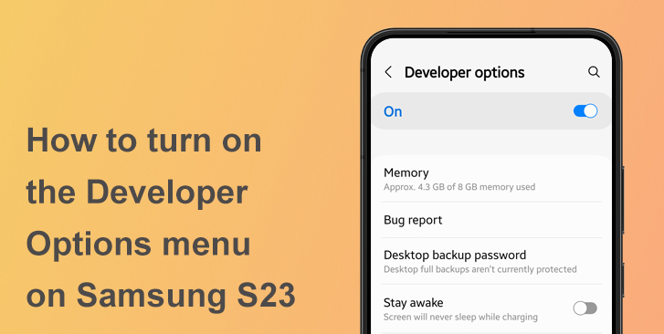 enable developer options on samsung s23