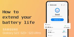 extend battery life samsung s23